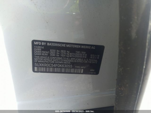 5UXKR0C54F0K63055 BMW X5 Xdrive35i
