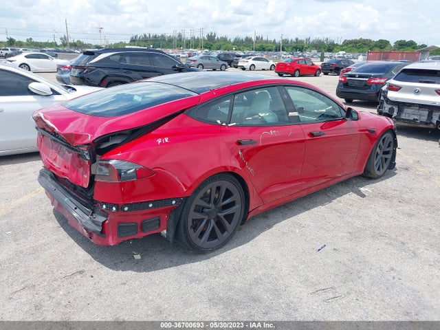 Tesla Model S Plaid 2021 5YJSA1E66MF453426 Image 4