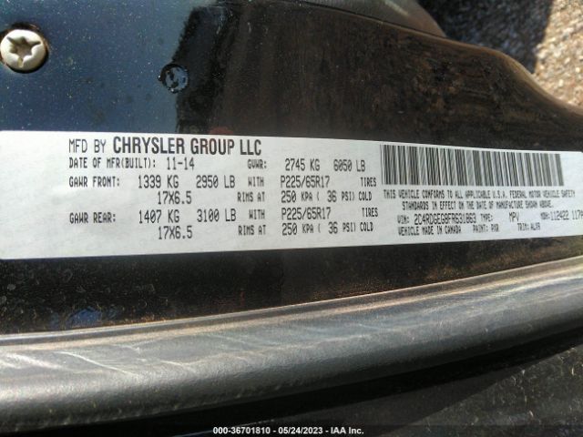 2C4RDGEG8FR631863 Dodge Grand Caravan R/t
