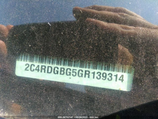 2C4RDGBG5GR139314 Dodge Grand Caravan Se