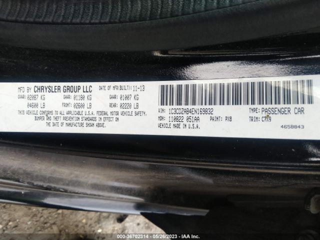 1C3CDZAB4EN169832 Dodge AVENGER SE