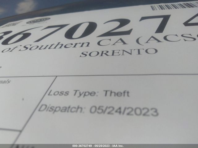5XYPK4A5XHG314058 KIA Sorento Sx V6