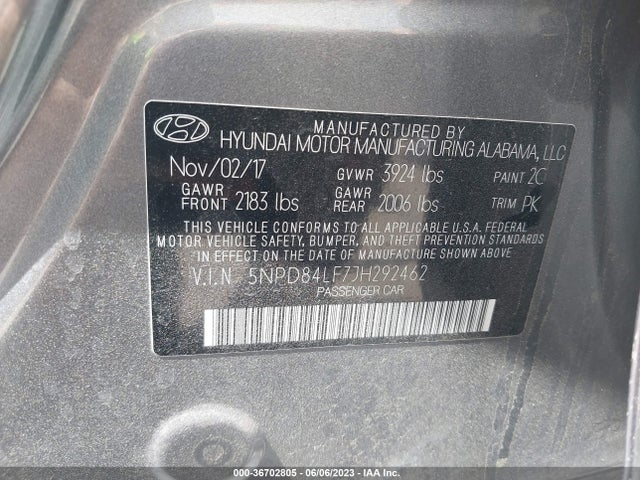 Hyundai Elantra Value Edition 2018 5NPD84LF7JH292462 Image 11