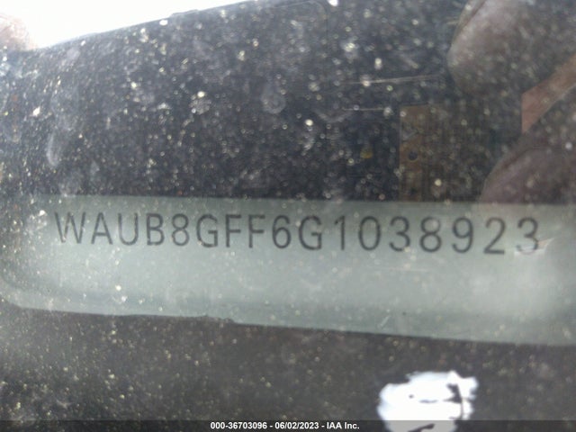 WAUB8GFF6G1038923 Audi A3 2.0t Premium