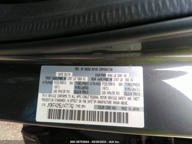 Mazda Cx-5 Touring 2018 JM3KFACM9J1471742 Image 11