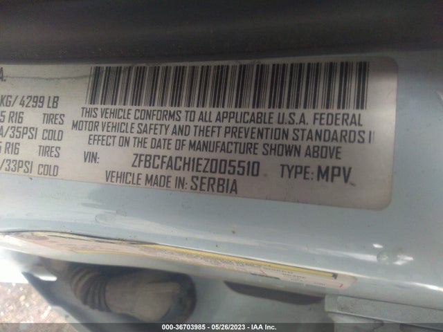 Fiat 500l Lounge 2014 ZFBCFACH1EZ005510 Image 9
