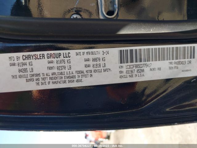 1C3CDFBB5ED775417 Dodge DART SXT