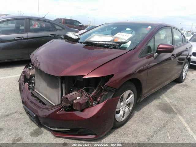 Honda Civic Sedan Lx 2014 19XFB2F58EE215627 Image 2