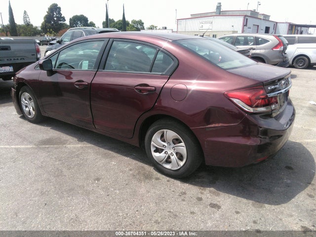 Honda Civic Sedan Lx 2014 19XFB2F58EE215627 Image 4
