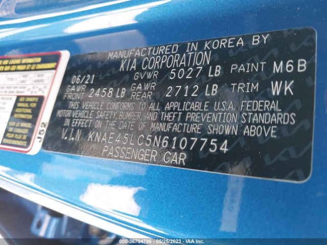KNAE45LC5N6107754 KIA Stinger Gt1