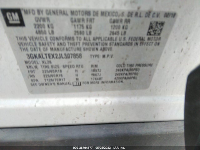 GMC Terrain Sle 2018 3GKALTEX2JL307858 Image 10