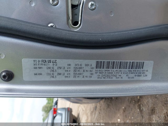 Dodge Journey Sxt 2018 3C4PDCBG5JT475422 Image 9
