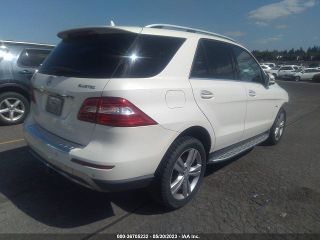 2012 MERCEDES-BENZ M-CLASS ML 350 BLUETEC VIN: 4JGDA2EB2CA010270