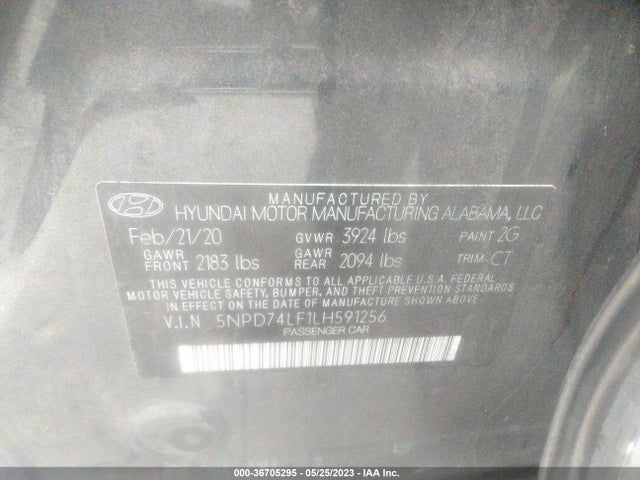 Hyundai ELANTRA SE 2020 5NPD74LF1LH591256 Image 11