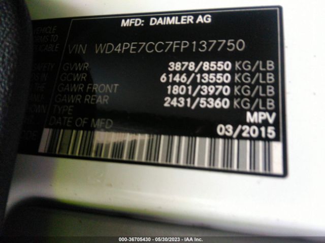 WD4PE7CC7FP137750 Mercedes-Benz SPRINTER VANS