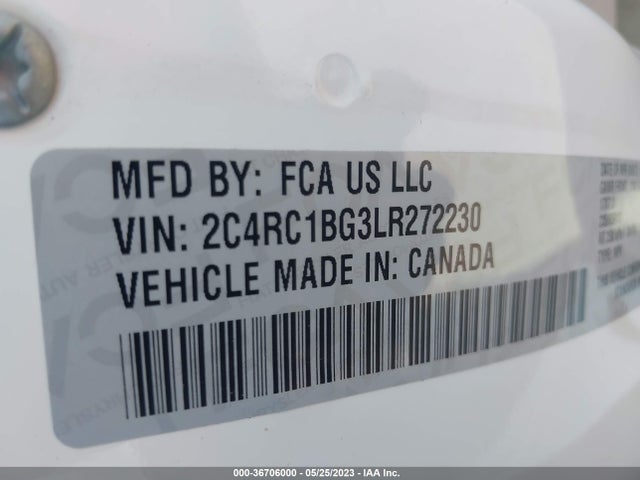 2C4RC1BG3LR272230 Chrysler Pacifica Touring L
