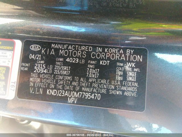 KNDJ23AU0M7795470 KIA SOUL S