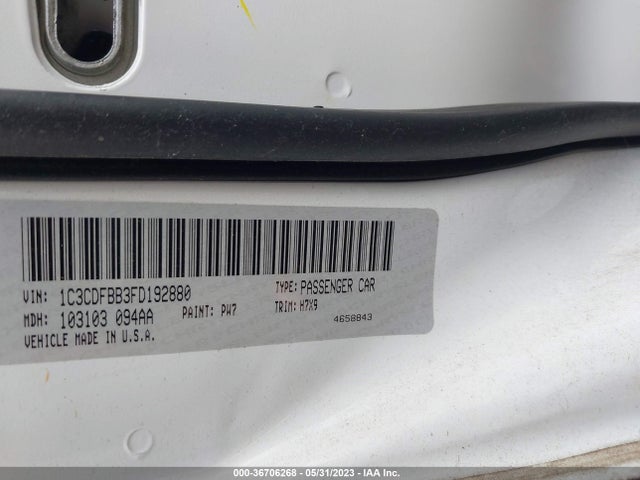 Dodge DART SXT 2015 1C3CDFBB3FD192880 Image 9