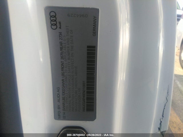 WAUCGAFH6EN010891 Audi S5 Premium Plus