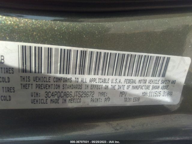 3C4PDCAB6JT529672 Dodge JOURNEY SE