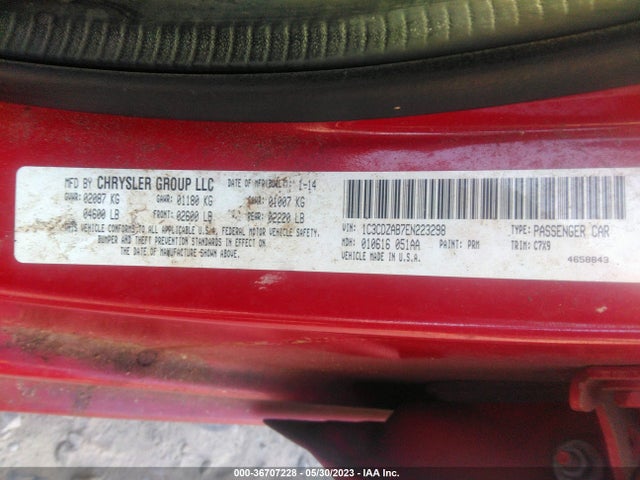 Dodge AVENGER SE 2014 1C3CDZAB7EN223298 Image 9