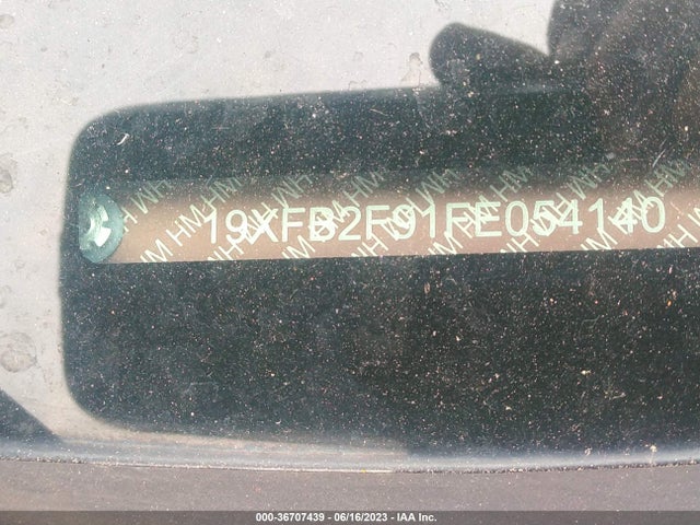 Honda Civic Sedan Ex-l 2015 19XFB2F91FE054140 Image 9