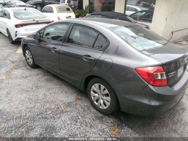 2012 HONDA CIVIC SDN LX VIN: 19XFB2F59CE365064