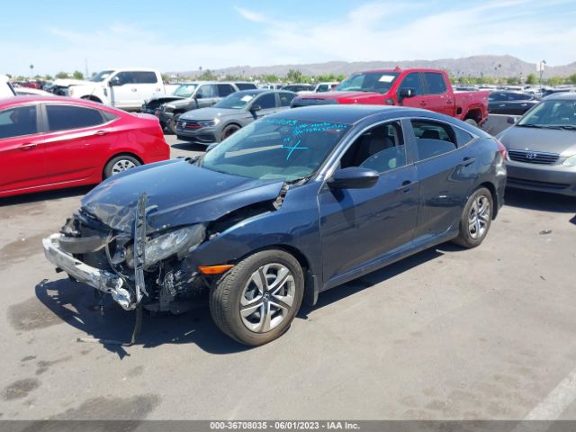 Honda Civic Sedan Lx 2016 19XFC2F57GE019386 Image 2