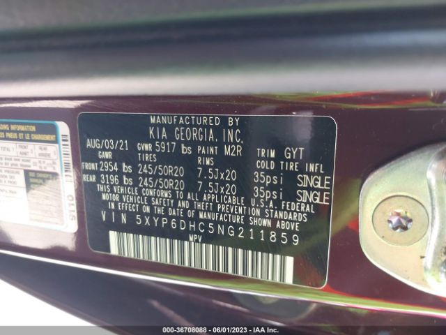 KIA Telluride S 2022 5XYP6DHC5NG211859 Image 11