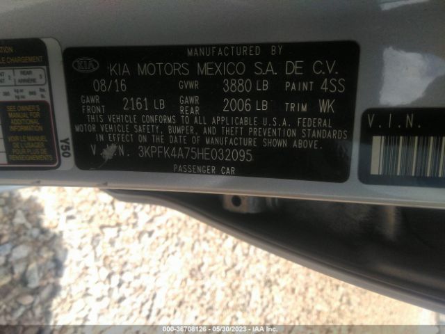 3KPFK4A75HE032095 KIA FORTE LX