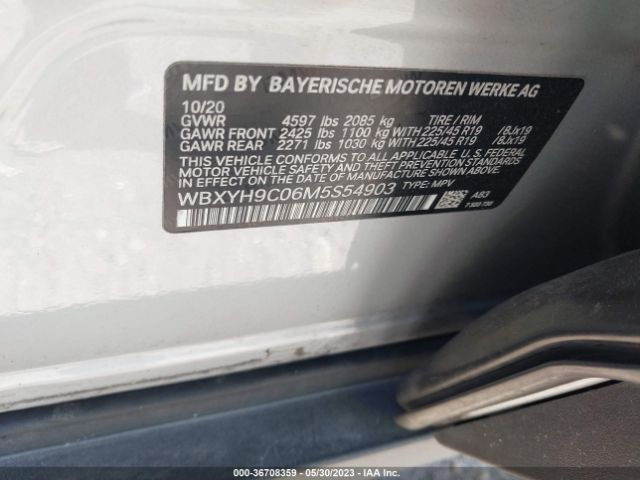 WBXYH9C06M5S54903 BMW X2 Sdrive28i