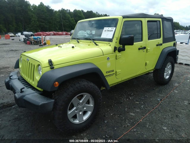2016 JEEP WRANGLER UNLIMITED SPORT VIN: 1C4BJWDGXGL322847