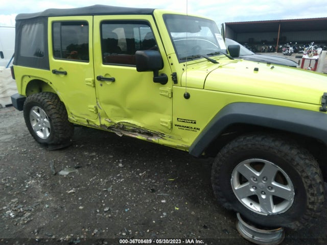 2016 JEEP WRANGLER UNLIMITED SPORT VIN: 1C4BJWDGXGL322847