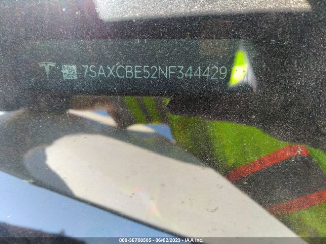 7SAXCBE52NF344429 Tesla MODEL X