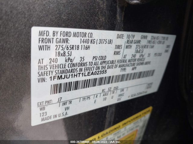 1FMJU1HT1LEA02355 Ford Expedition Xlt