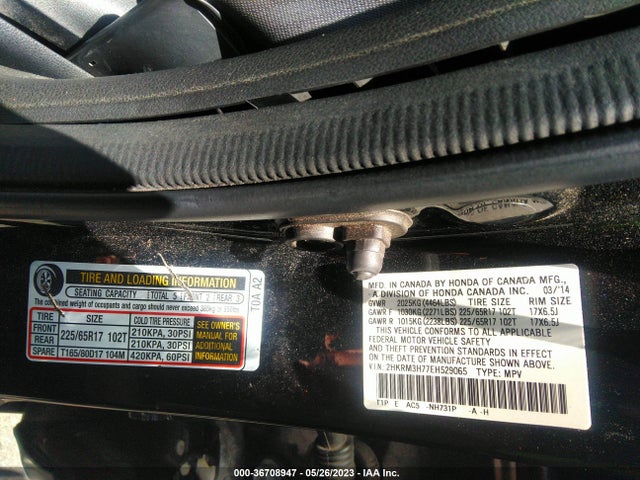 Honda Cr-v Ex-l 2014 2HKRM3H77EH529065 Image 9