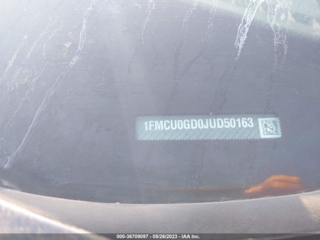 1FMCU0GD0JUD50163 Ford ESCAPE SE