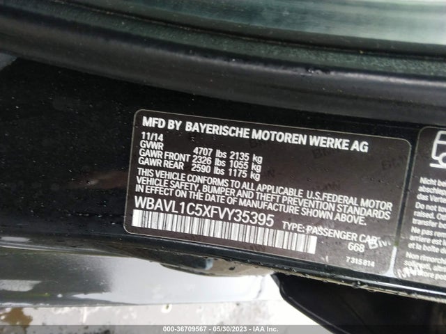 WBAVL1C5XFVY35395 BMW X1 Xdrive28i