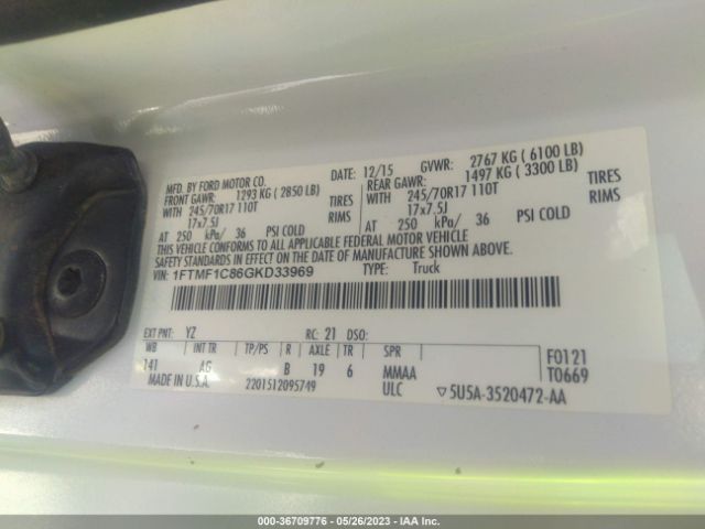 1FTMF1C86GKD33969 Ford F-150 Xl/xlt