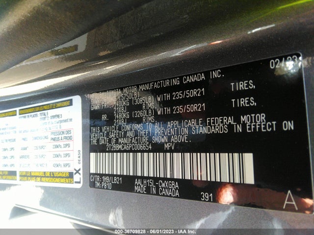 2023 Lexus RX, VIN: 2T2BBMCA6PC006654