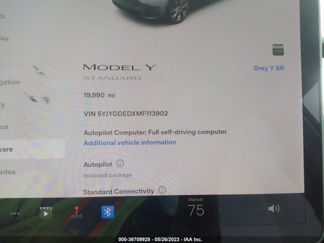 Tesla Model Y Standard Range 2021 5YJYGDEDXMF113902 Image 10