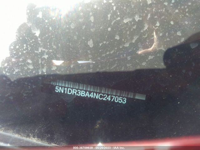 5N1DR3BA4NC247053 Nissan Pathfinder Sv