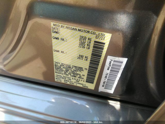 1N4AL3AP2EC103571 Nissan Altima 2.5 Sl