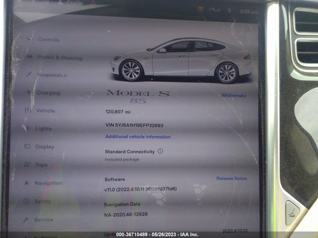 Tesla MODEL S 2014 5YJSA1H19EFP32693 Image 37