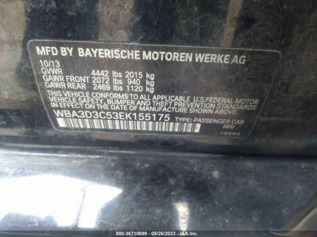 WBA3D3C53EK155175 BMW 3 Series 328d