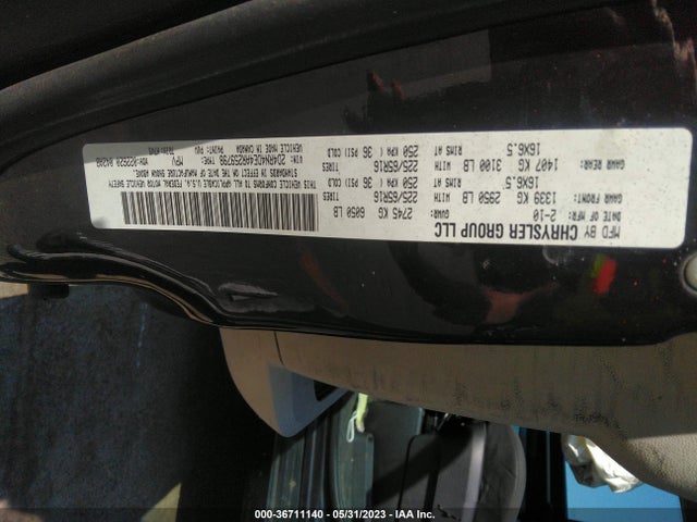 2010 DODGE GRAND CARAVAN SE VIN: 2D4RN4DE4AR259798