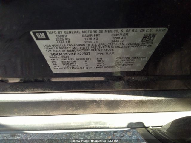 3GKALPEV2JL327937 GMC Terrain Slt