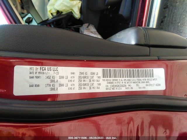 Dodge Durango Sxt 2019 1C4RDHAG0KC836284 Image 9