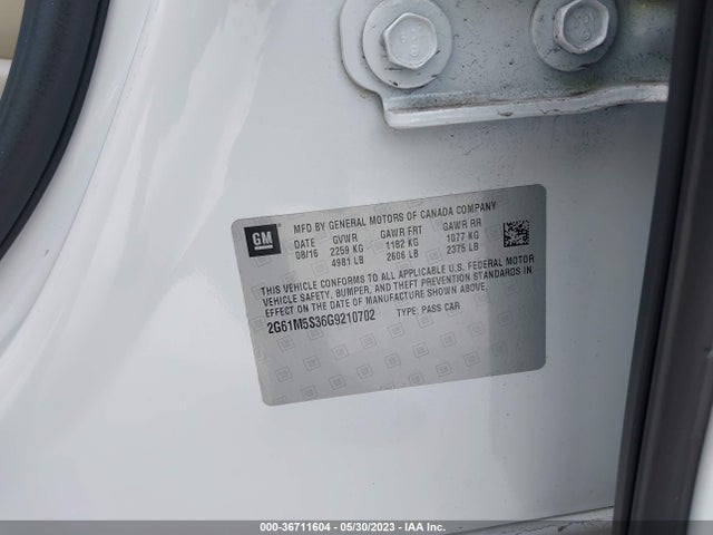 2G61M5S36G9210702 Cadillac Xts Luxury Collection
