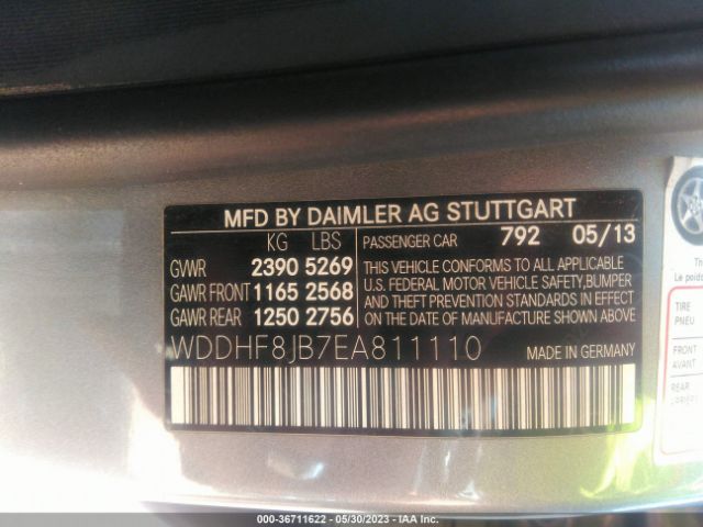 WDDHF8JB7EA811110 Mercedes-Benz E-class E 350